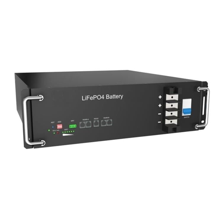 2560Wh 51.2V DC Rack Mount Lifepo4 μπαταρία για βιομηχανική εμπορική αποθήκευση ενέργειας
