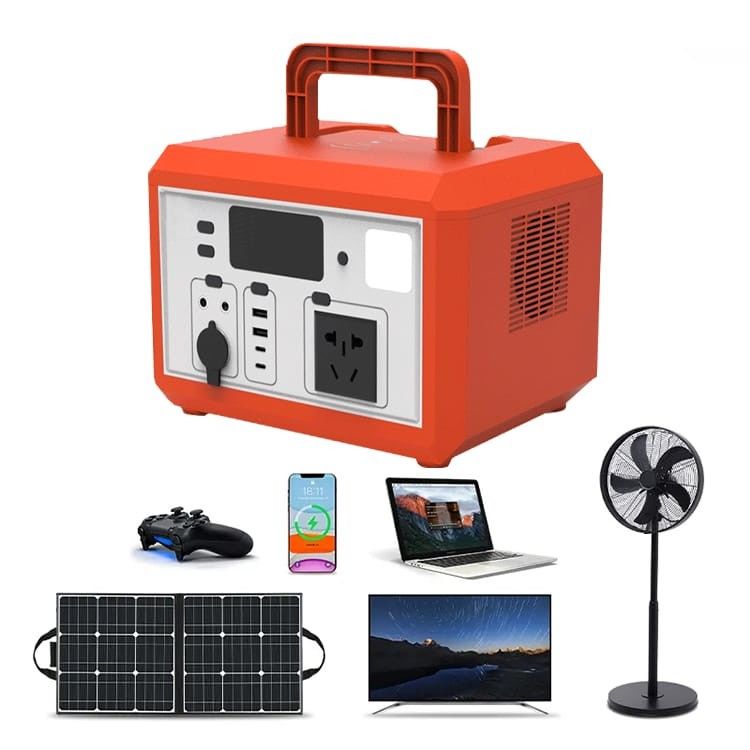 600W φορητή ηλεκτρική μονάδα ηλεκτρικής ενέργειας για κάμπινγκ εξωτερικού RV αλιεία