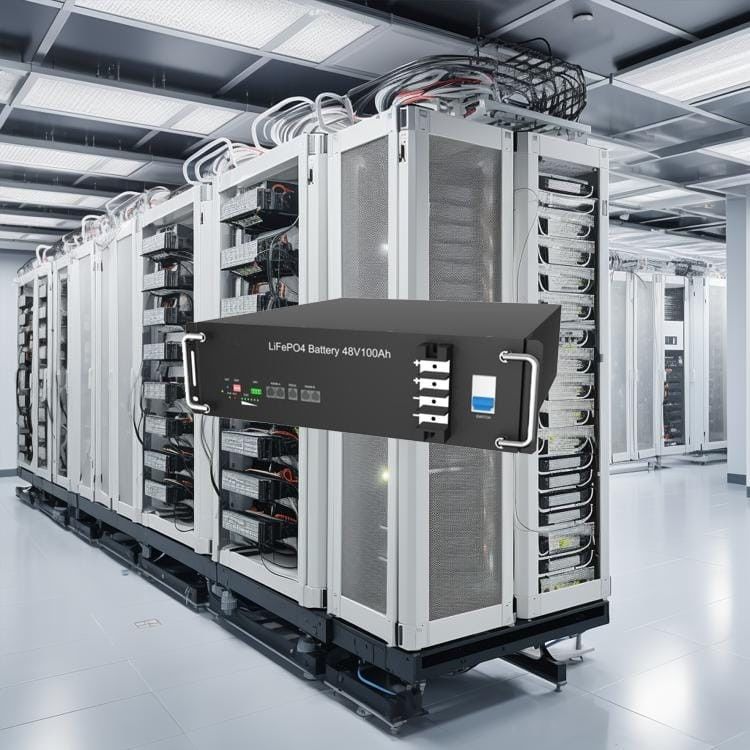 51.2v 5.12kwh Ράκ-εγκαταστημένη μπαταρία λιθίου για αποθήκευση ενέργειας Ηλιακή τηλεπικοινωνία